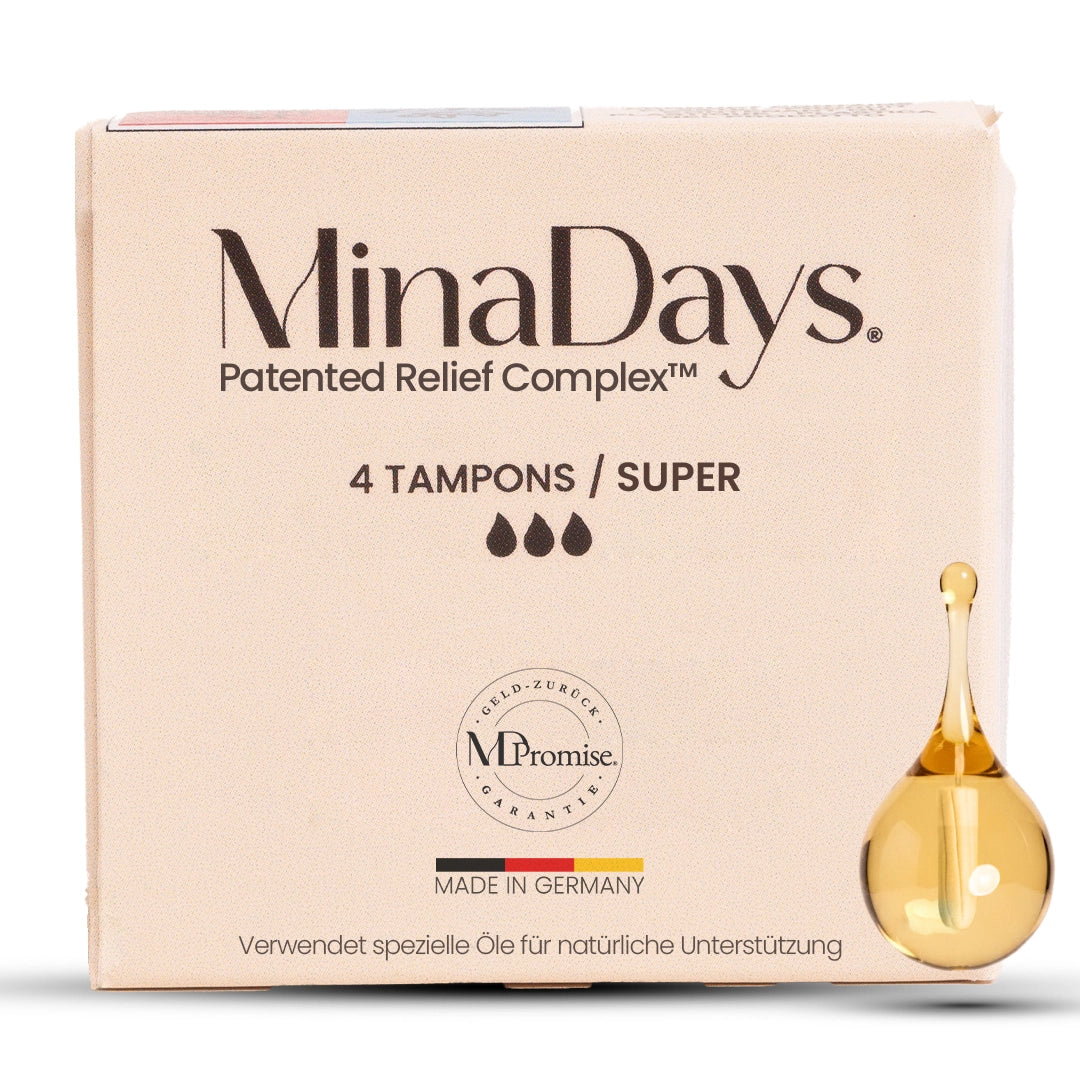 Hanf-Tampons mit innovativem 3-Stufen Wohlfühl-Komplex™️