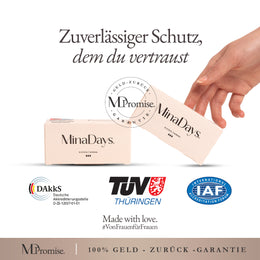 MinaDays® Tampons – Veredelt mit Hanfextrakt & Kamillenöl